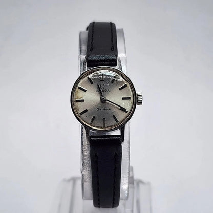 Omega Watch 511.0426 Geneve 19mm Women's Silver X Black manual 17 Jewels working