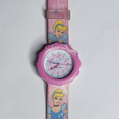 Flik Flak Disney Princess Cinderella Watch Swiss Pink Quartz Swatch 2011