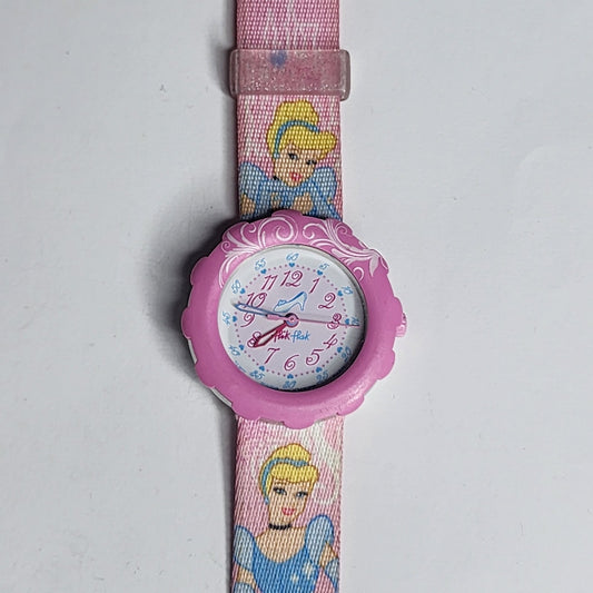 Flik Flak Disney Princess Cinderella Watch Swiss Pink Quartz Swatch 2011