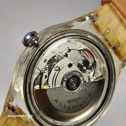 Swatch Vintage Rare Aniak Sak123 Automatic Swiss movement  23 Jewels EUC