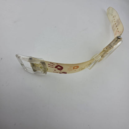 Swatch Watch SAUTE MOUTON Watch GK384 Foot Hand Print crayon 2002 New Battery