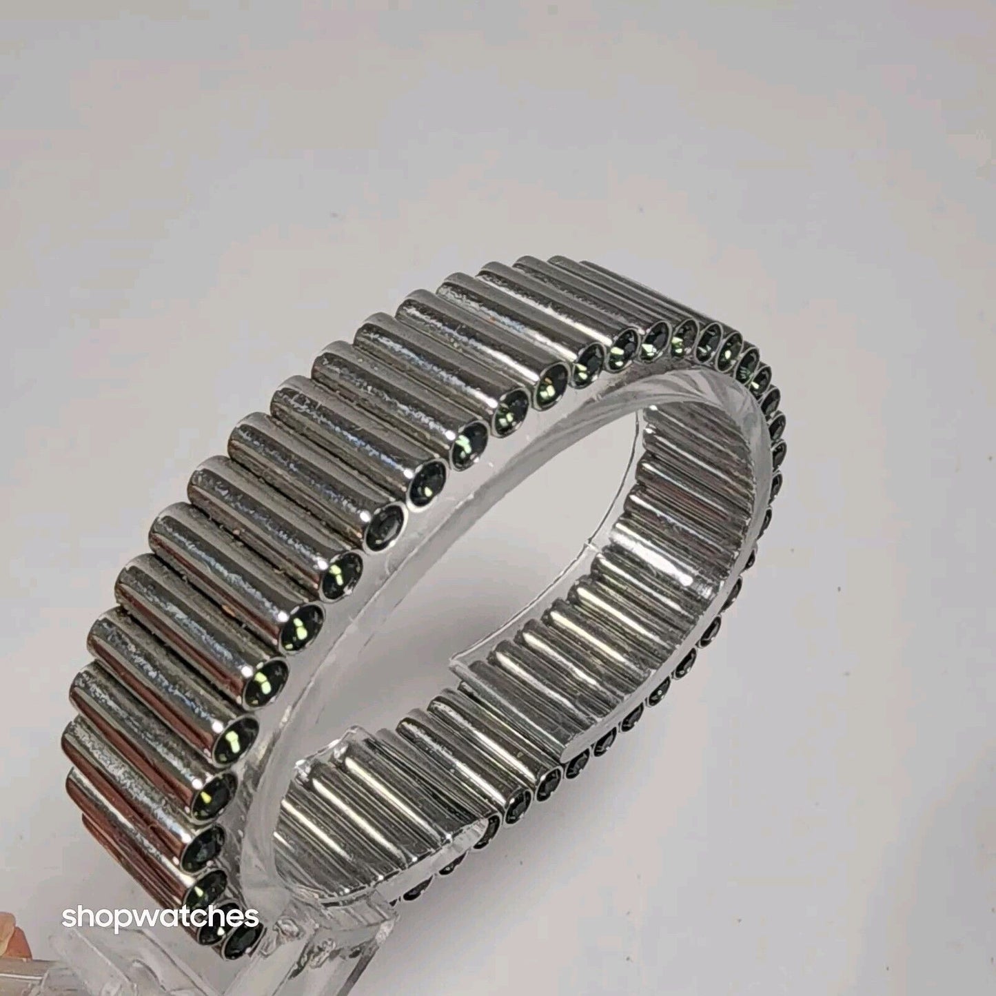 SWATCH Bracelet Small 6.25 Bijoux Lustro Swarovski Crystal Infinity Flex Vintage