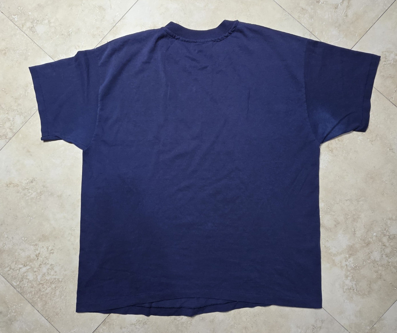 Massachusetts Fire Academy shirt Mens XL Blue single Stich Heavy heavyweight