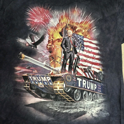 Donald trump The Mountain Shirt Mens XL Black Big Print 2016 USA 47 president