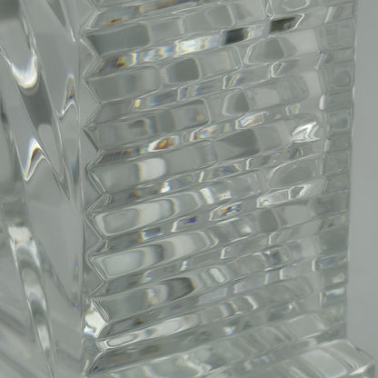 WATERFORD CRYSTAL LISMORE CARRIAGE CLOCK — 7" MANTLE / DESK