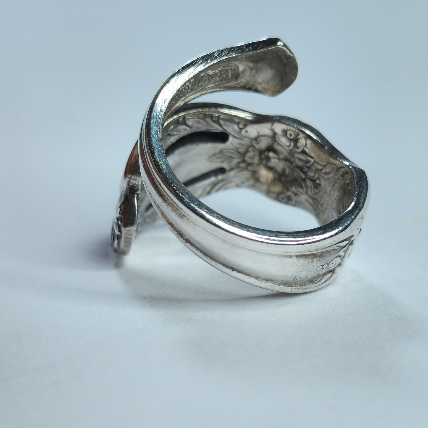 Rogers Bros 1847 Spoon Ring 925 Sterling Silver Size 6 Vintage Flatware Jewelry