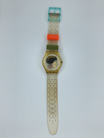 Swatch Ticking Brain GZ159 Limited Edition 1996 Collectible Art Watch RARE