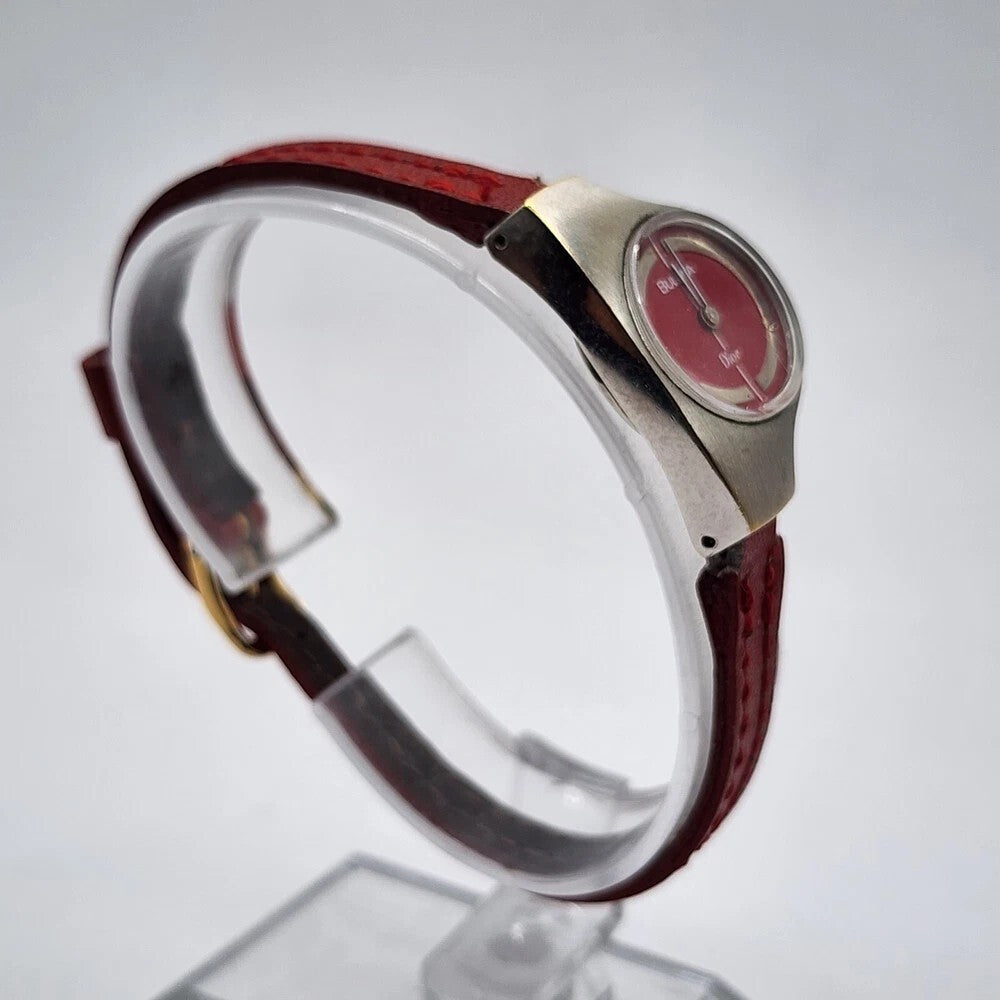 Christian Dior Watch Collaboration Vintage 1970s Ladies Reference 861913 Red