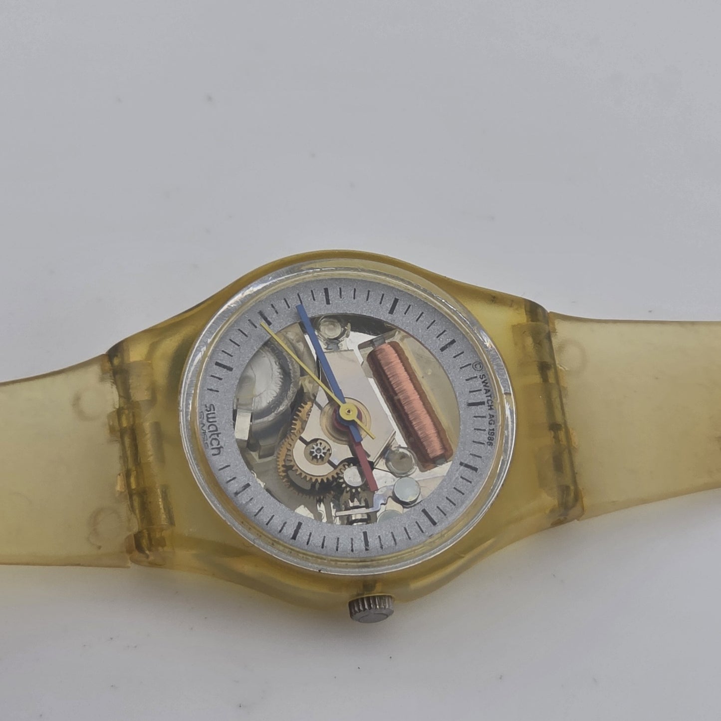 Vintage Swatch Watch “Little Jelly” LK103 – Ladies Transparent 1986 – Running