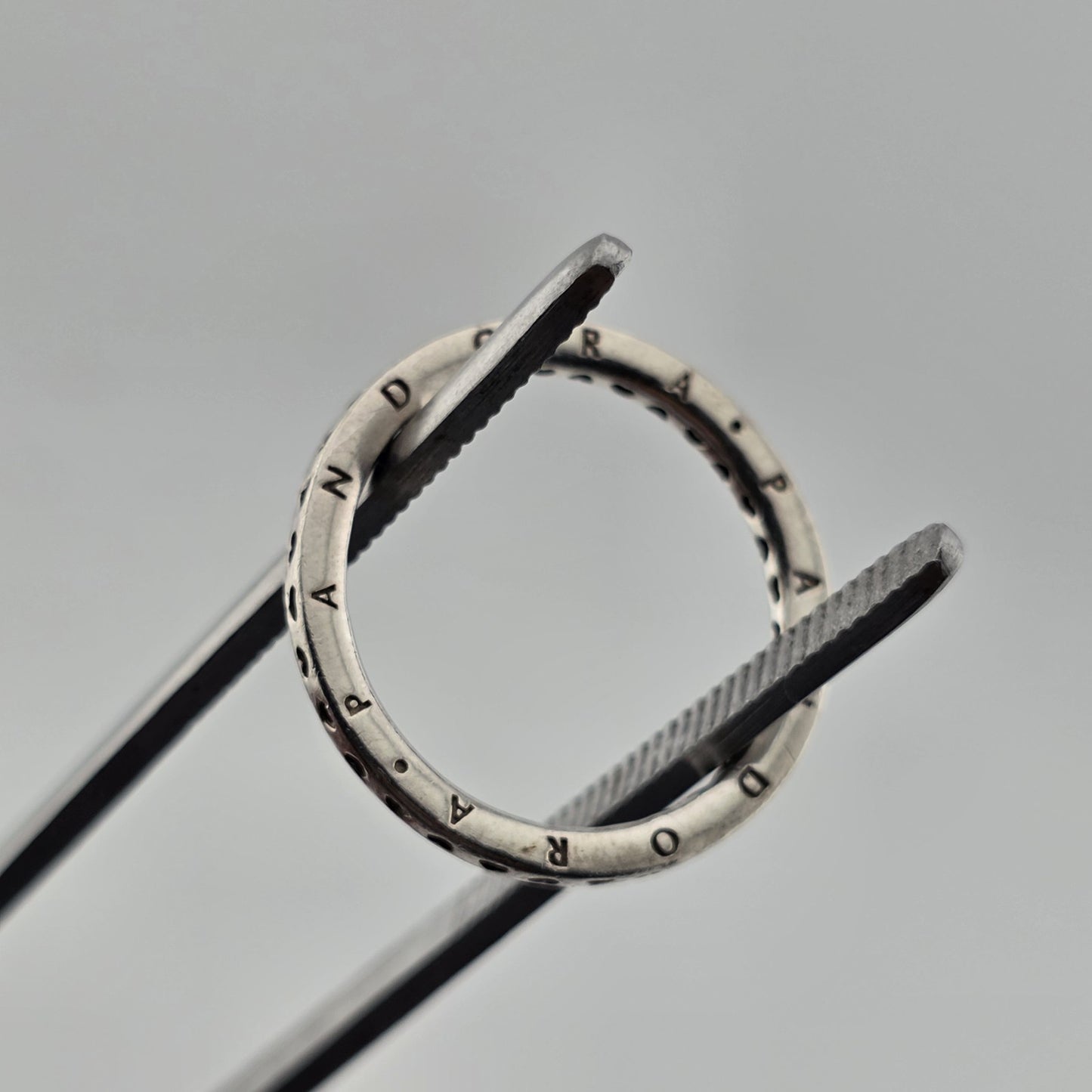 pandora sterling silver ring size 8.75 Hearts Stackable Band ALE 60 925