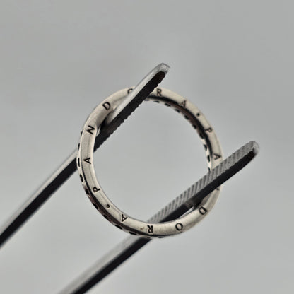 pandora sterling silver ring size 8.75 Hearts Stackable Band ALE 60 925