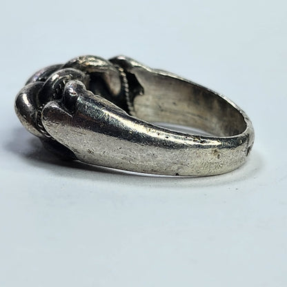 Namejs gredzens ring 925 Sterling Silver oxidized braided Latvian Jewelry Size 9