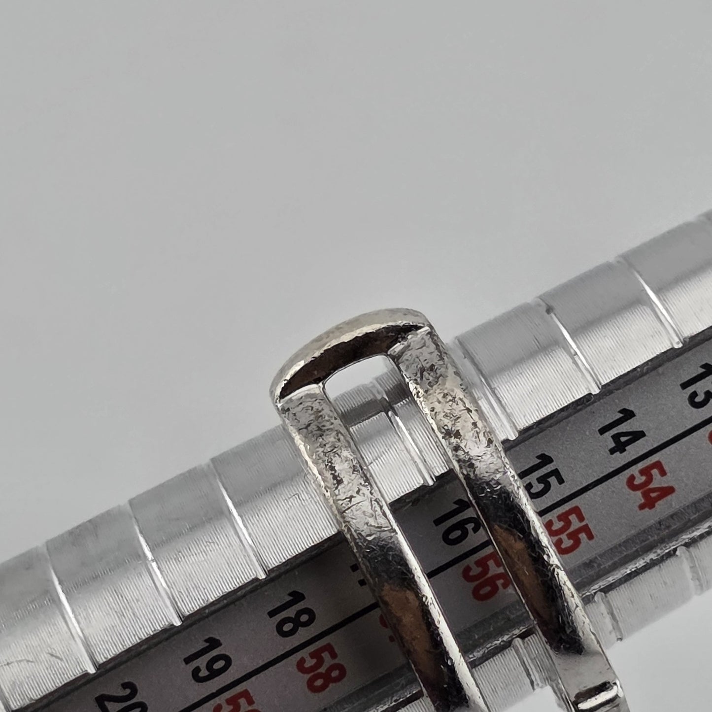 Estate Baguette & Round Colorless Stone Wedding Band  Stack Incomplete Sz 7.5