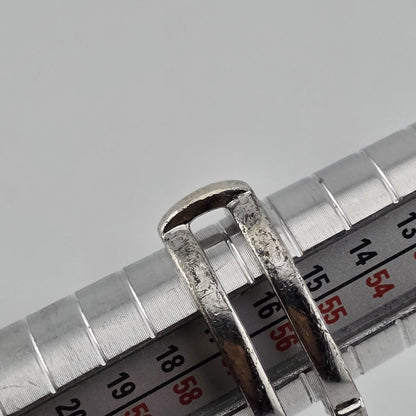 Estate Baguette & Round Colorless Stone Wedding Band  Stack Incomplete Sz 7.5