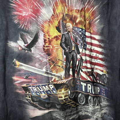 Donald trump The Mountain Shirt Mens XL Black Big Print 2016 USA 47 president