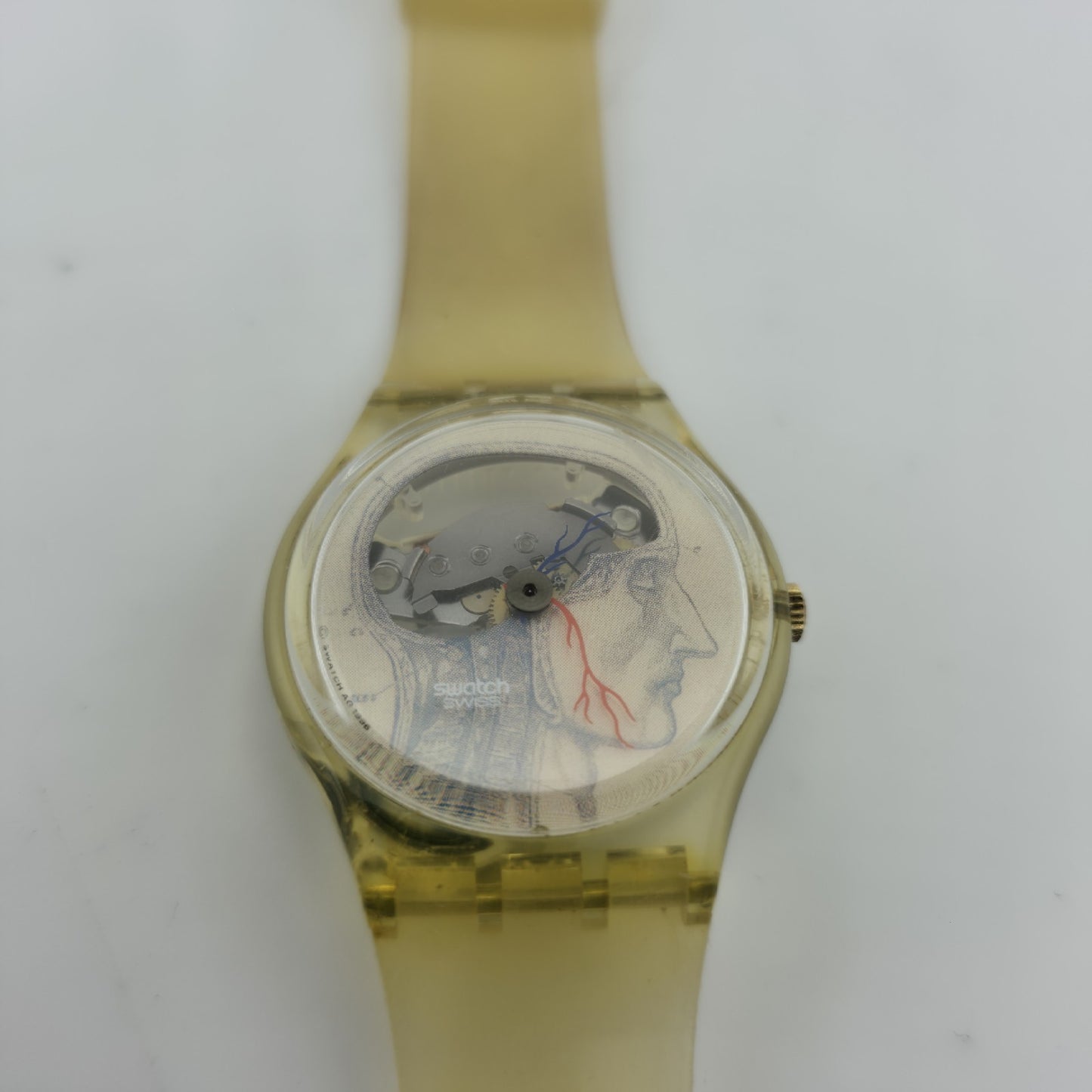 Swatch Watch GK247 Jo Whaley Ticking Brain 1997 Artist Series Limited Working