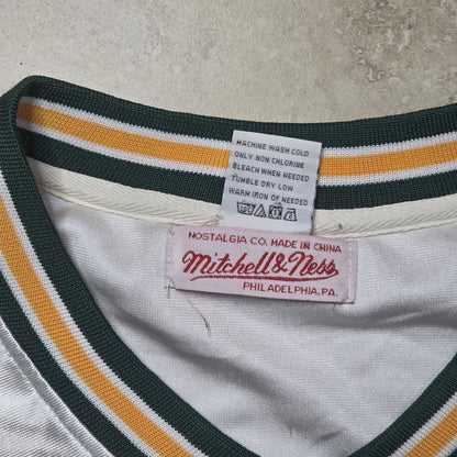 Mitchell & Ness Throwbacks Sewn Stitched Reggie White #92 White Jersey size 58