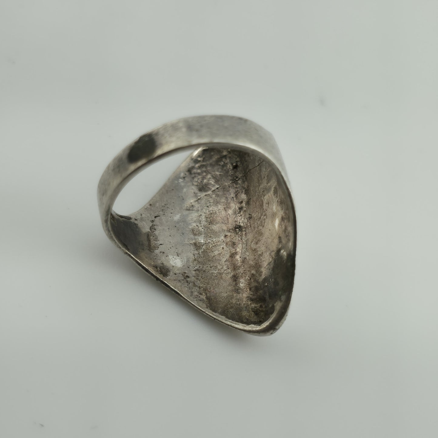 Ring Sterling Silver MCM MODERN contemporary Artisan Organic Minimalist Size 6.2