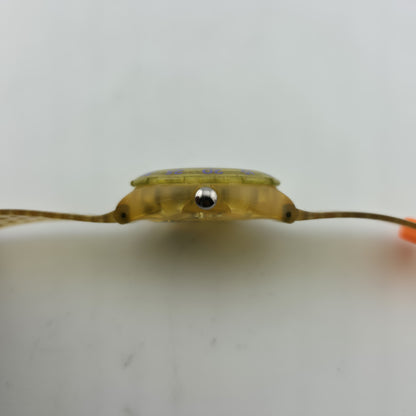 Swatch Jelly Bubbles SDK104 1991 Scuba 200 Collection RARE Upside Down Movement