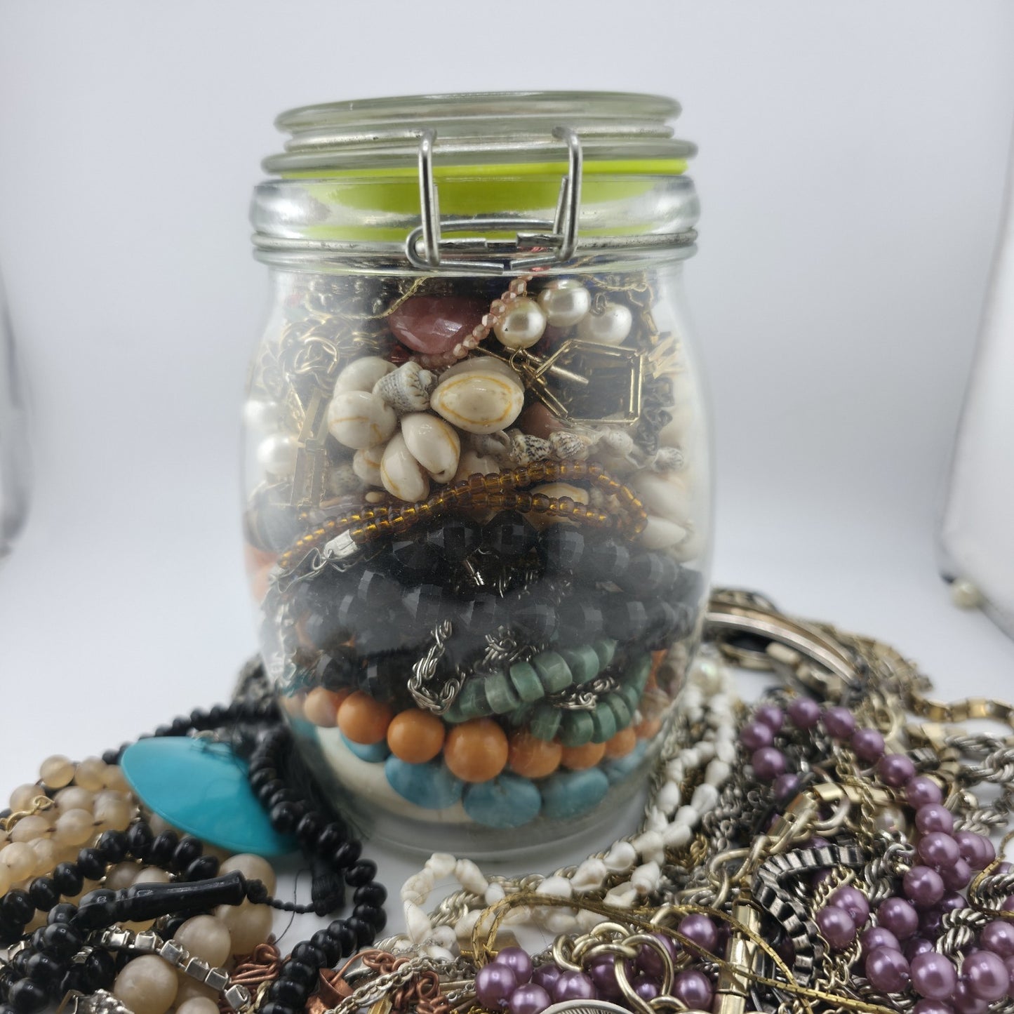 Beautiful Mystery Vintage To Now Soft Romantic Costume Jewelry Jewels Jar