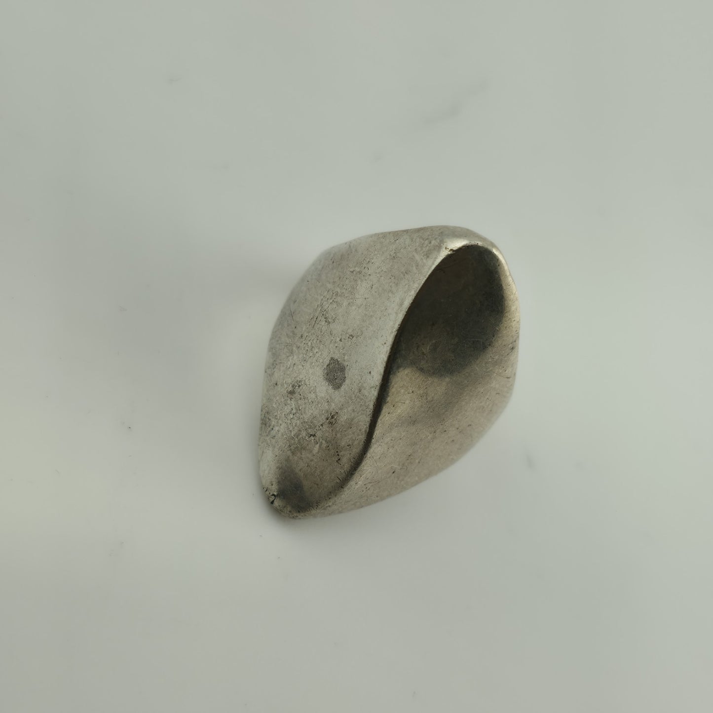 Ring Sterling Silver MCM MODERN contemporary Artisan Organic Minimalist Size 6.2