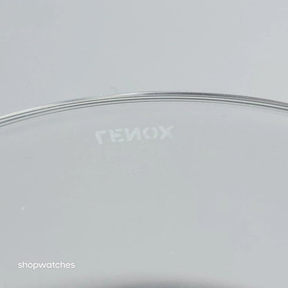 Lenox Pearl Platinum Crystal Iced Beverage Glass Goblet Set 20 Pc Elegant