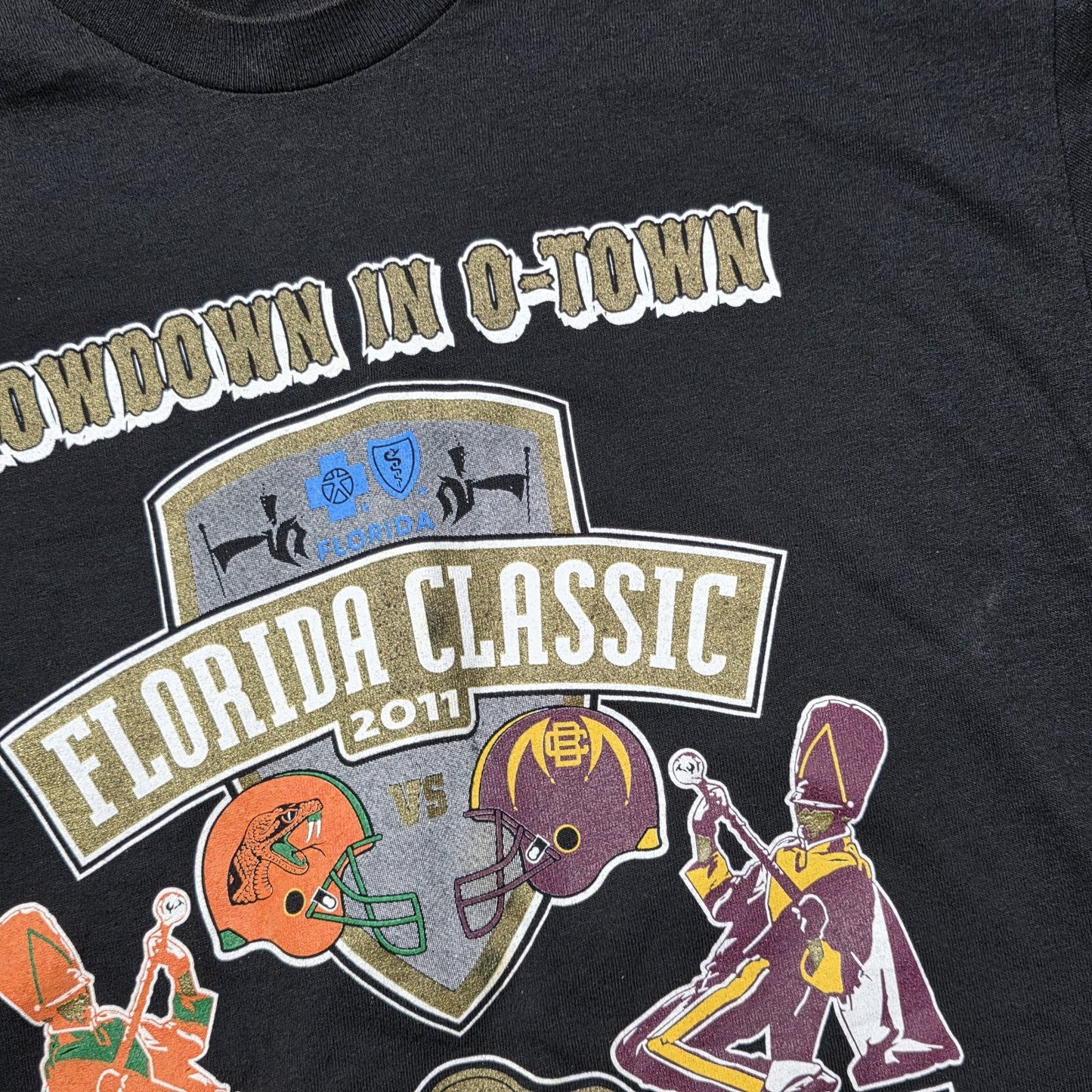 Florida Fl Class A&M Rattlers Vs. Bethune-cookman Wildcats Shirt NCAA Football M