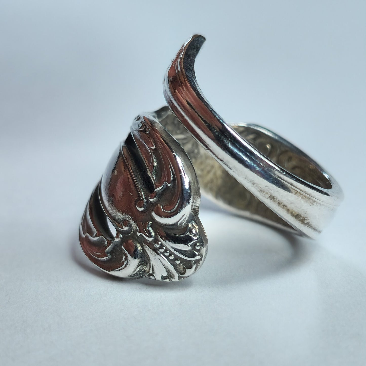 Rogers Bros 1847 Spoon Ring 925 Sterling Silver Size 6 Vintage Flatware Jewelry