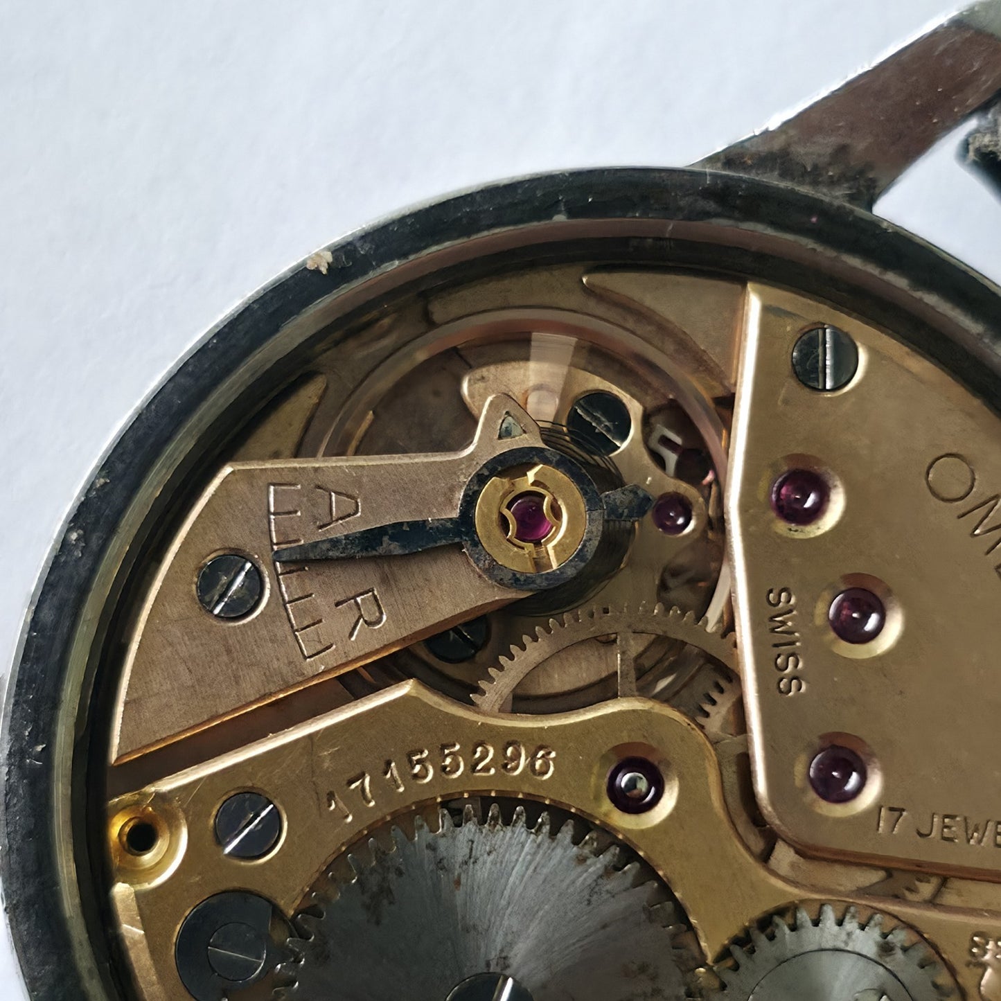 Omega Watch Ranchero Rare Movement 268 Manual Wind White Dial Vintage Working