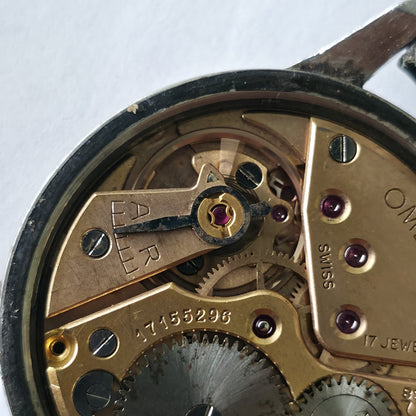Omega Watch Ranchero Rare Movement 268 Manual Wind White Dial Vintage Working