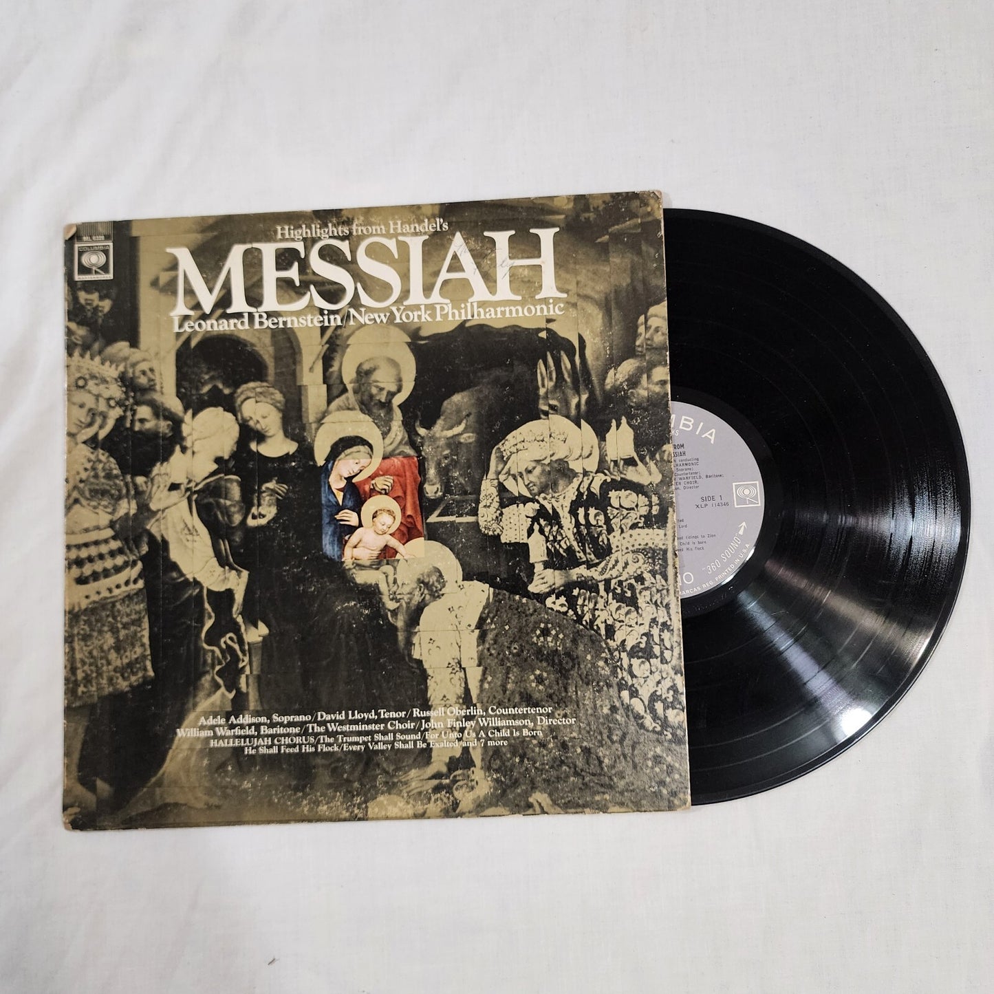 Highlights from Handel's Messiah Leonard Bernstein New York Philharmonic  Vinyl