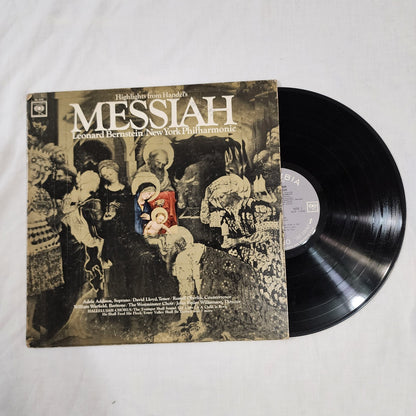 Highlights from Handel's Messiah Leonard Bernstein New York Philharmonic  Vinyl