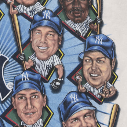 1999 World Series New York Yankees Shirt Mens 2XL White Double Sided Vintage