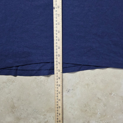 Massachusetts Fire Academy shirt Mens XL Blue single Stich Heavy heavyweight