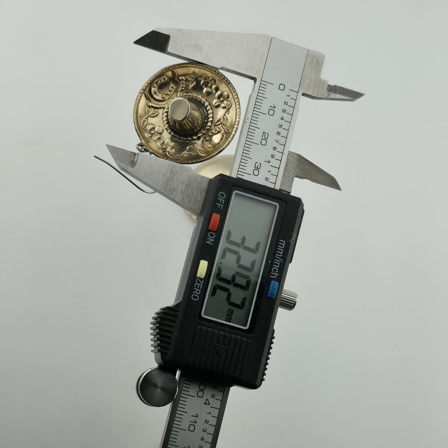 Mexico Silver Sombrero Hat Dangle Earrings Southwestern  Vintage