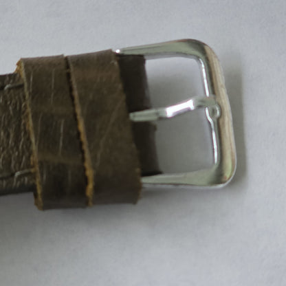 Invicta Triple Calendar Watch 1950s Vintage Champagne Dial Rare Manual Wind Work