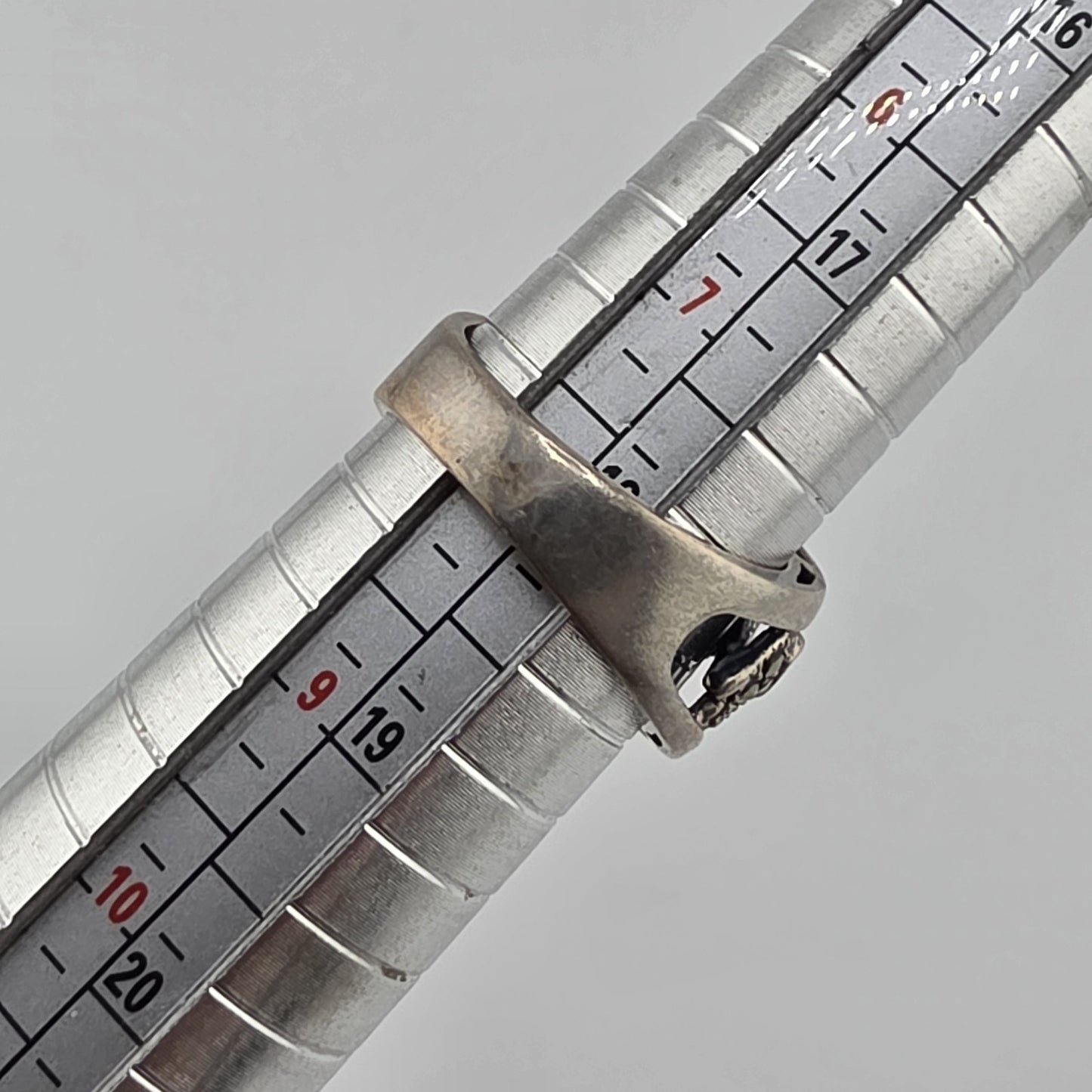 Sterling Silver Ring Elephant Parade Marcasite Openwork Size 8 Lucky 925