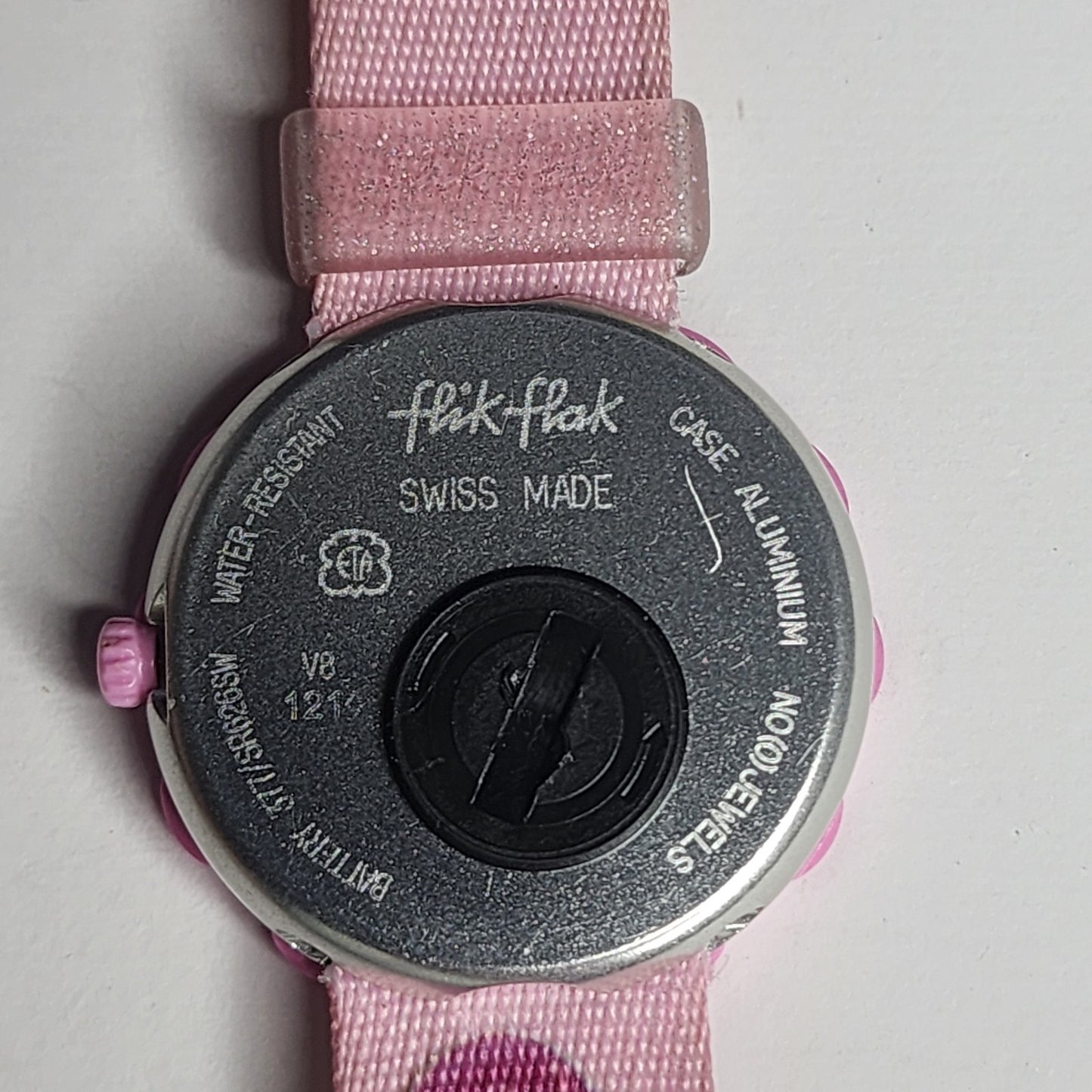 Flik Flak Disney Princess Cinderella Watch Swiss Pink Quartz Swatch 2011