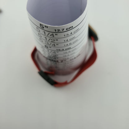 Vintage Swatch Pop Watch 1988 Red Band Skeleton Transparent Dial Rare New Batter