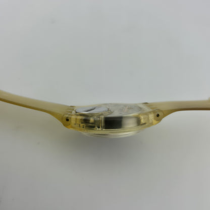 Swatch Watch Special Edition Cheesy Toast GK304 Swiss Cheese New Battery Vintage