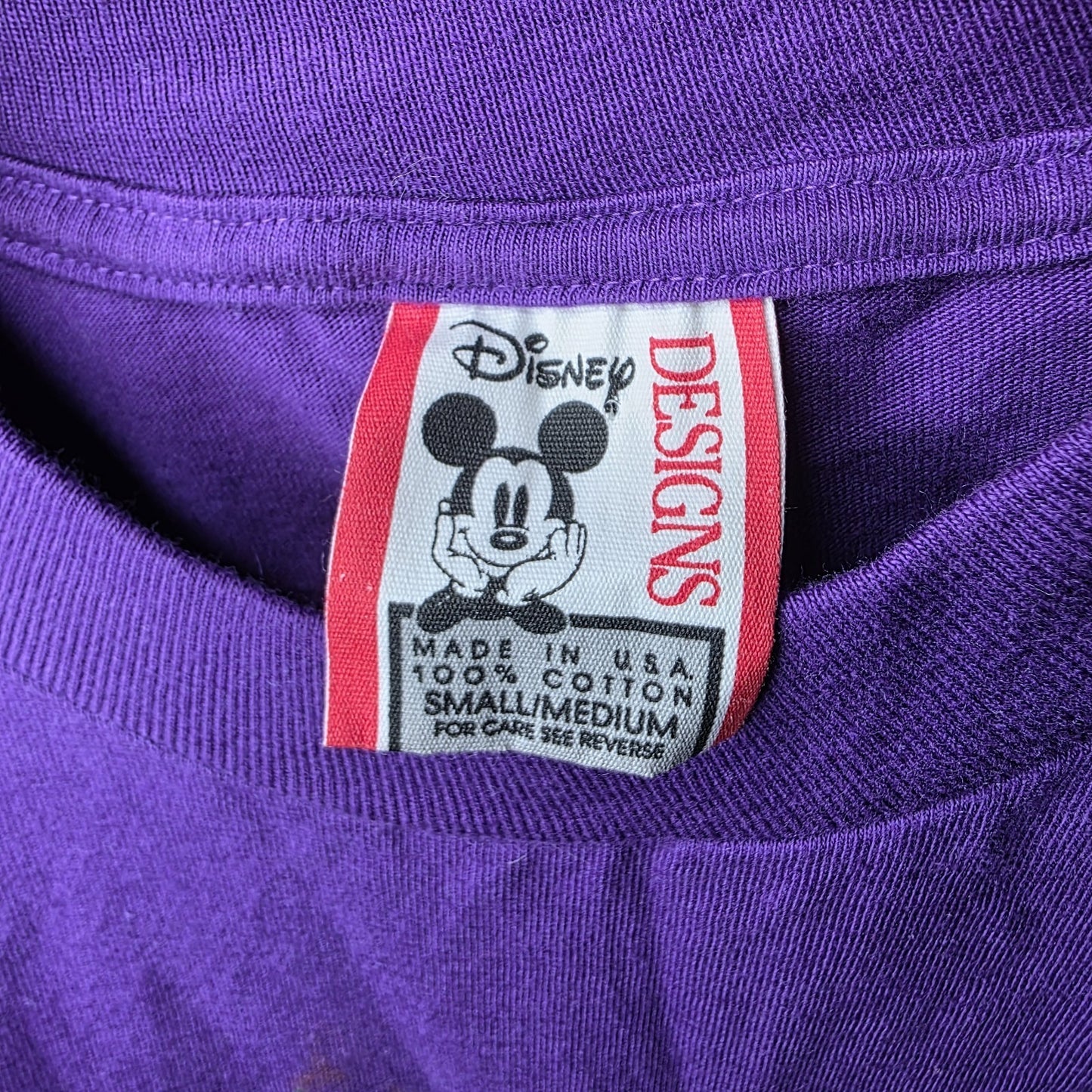 Rare Vintage Disney GradNite 1993 Mickey Mouse Stussy Tee 90s Size Small/Medium
