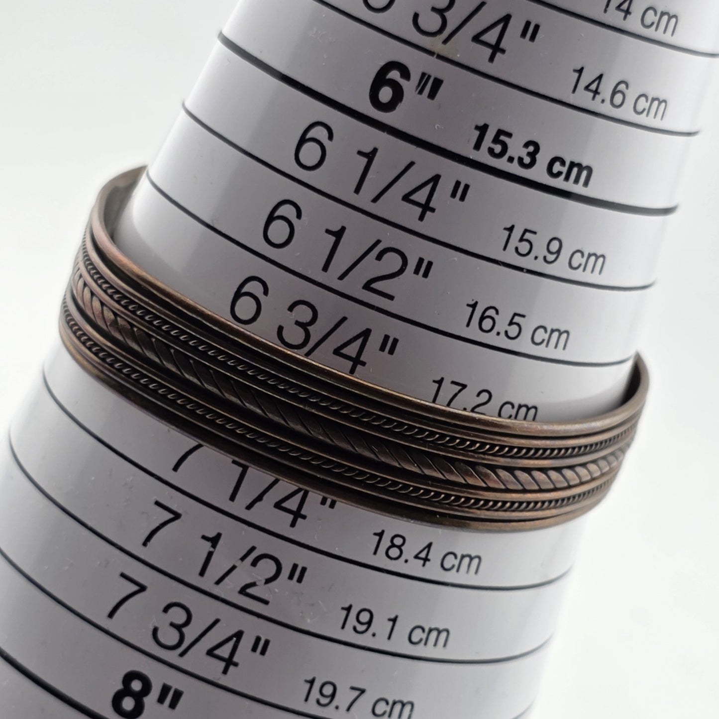 Vintage Copper and Brass Bangle Cuff Bracelet Boho Chic Jewelry