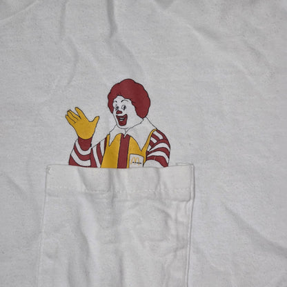 McDonald's Shirt Mens Shirt XL White Promo Tee South Florida Superstars GO FIGHT