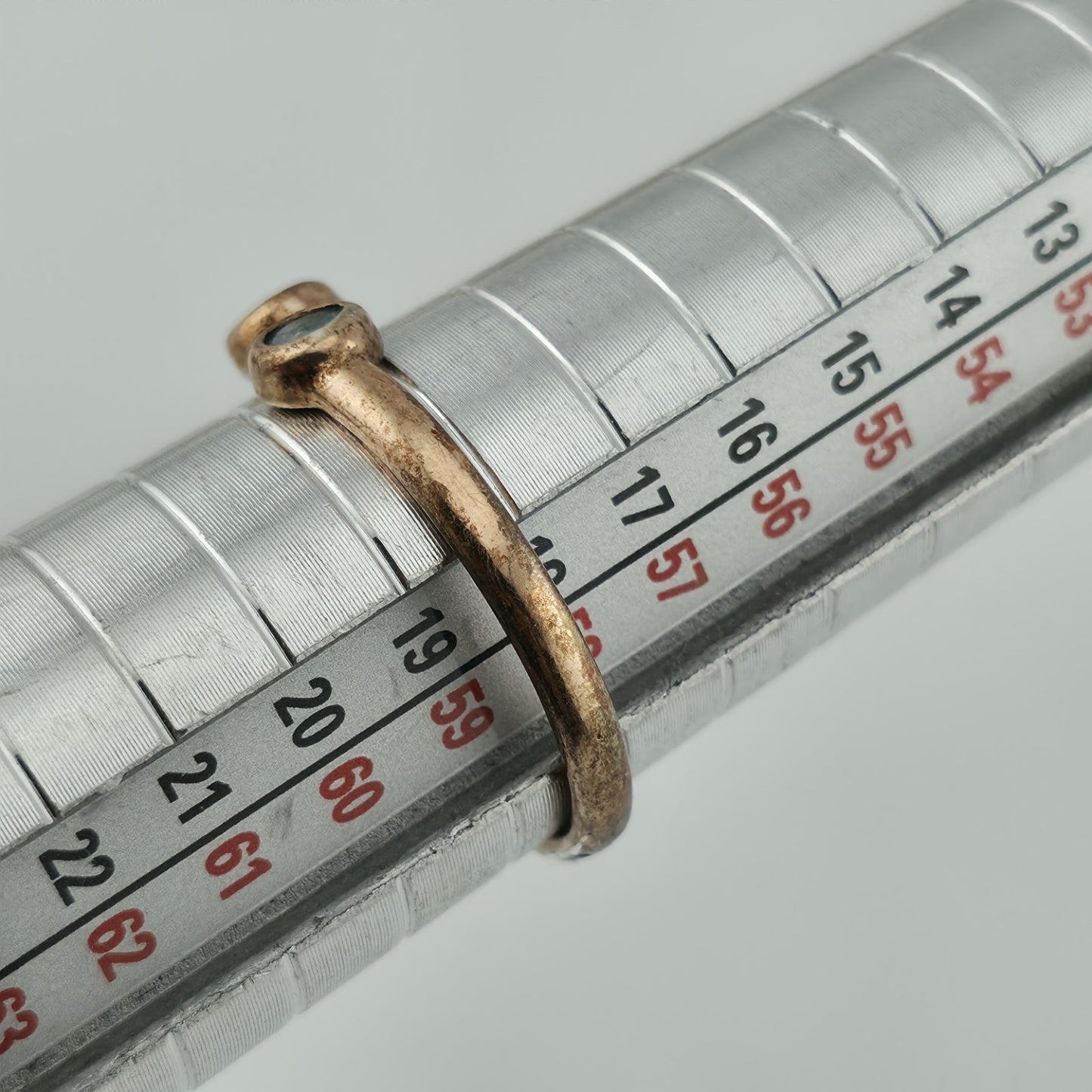 925 Sterling Silver Ring Purple Stones Wrap Open Adjustable