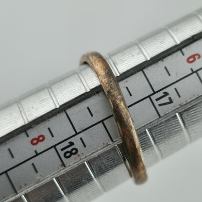 925 Sterling Silver Ring Purple Stones Wrap Open Adjustable