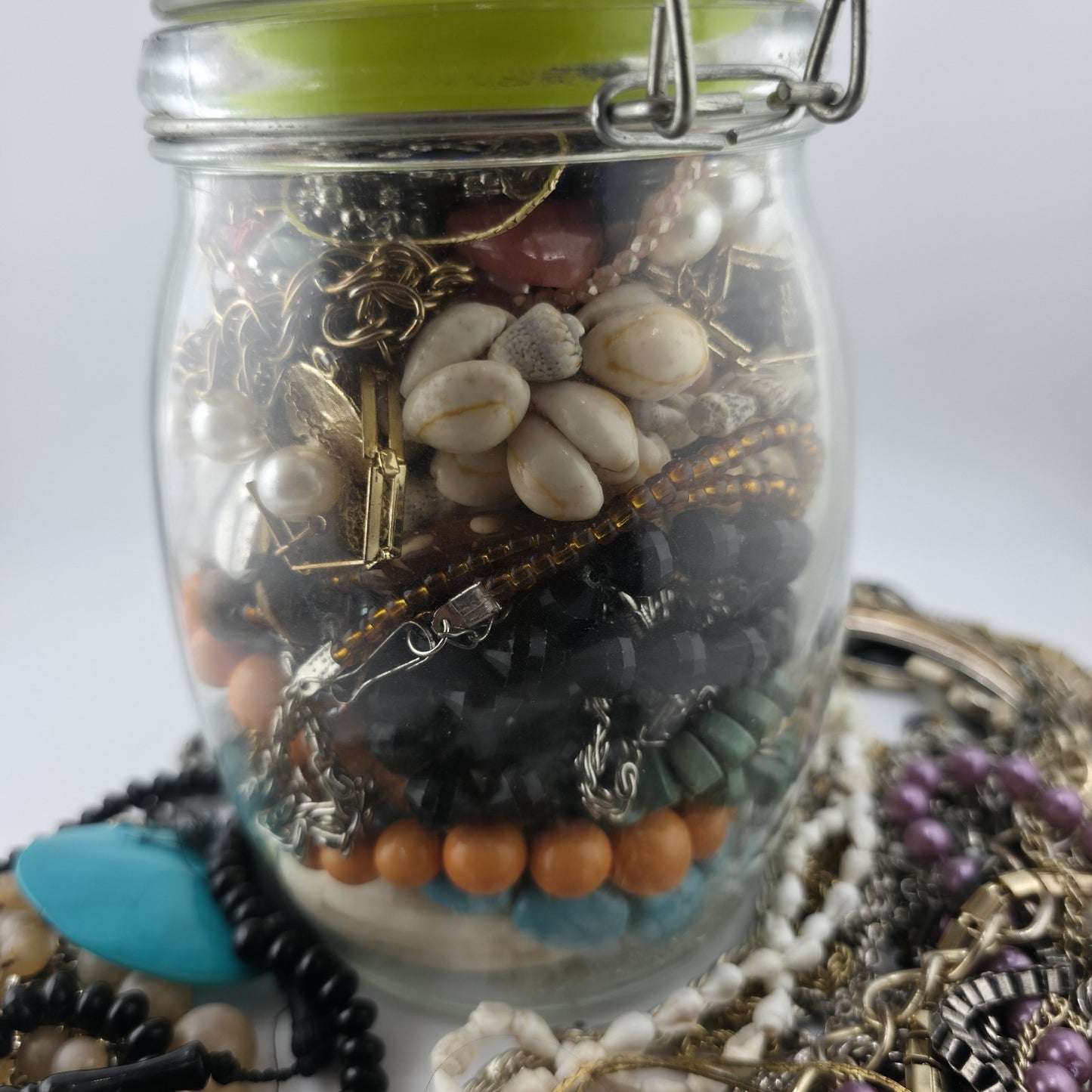 Beautiful Mystery Vintage To Now Soft Romantic Costume Jewelry Jewels Jar
