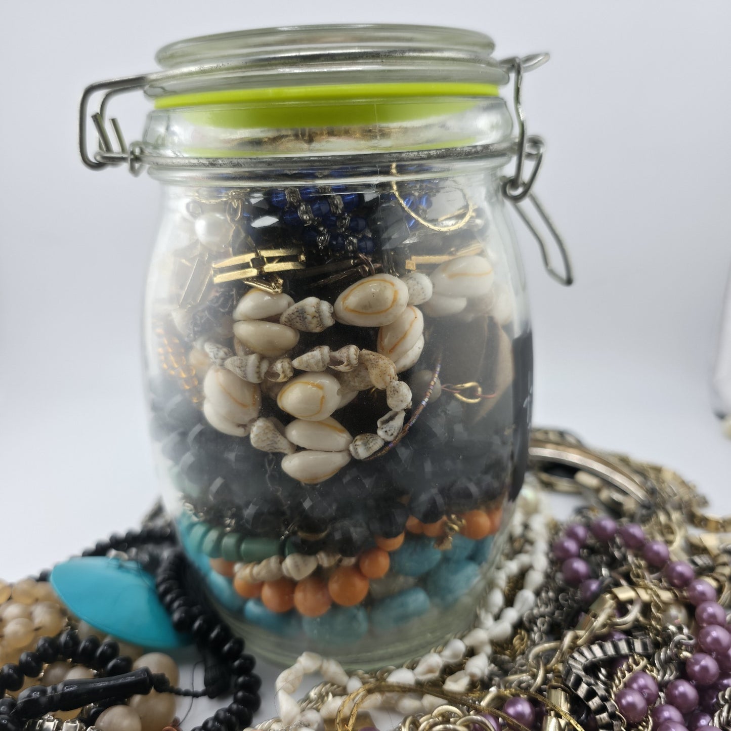 Beautiful Mystery Vintage To Now Soft Romantic Costume Jewelry Jewels Jar