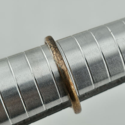 925 Sterling Silver Ring Purple Stones Wrap Open Adjustable