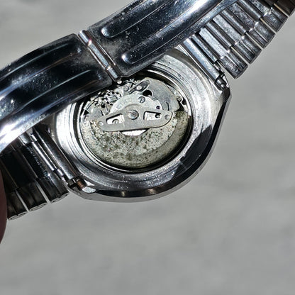 Seiko Helmet 6139-7101 Automatic Watch Chronograph 42mm Rare 1970's Vintage Work