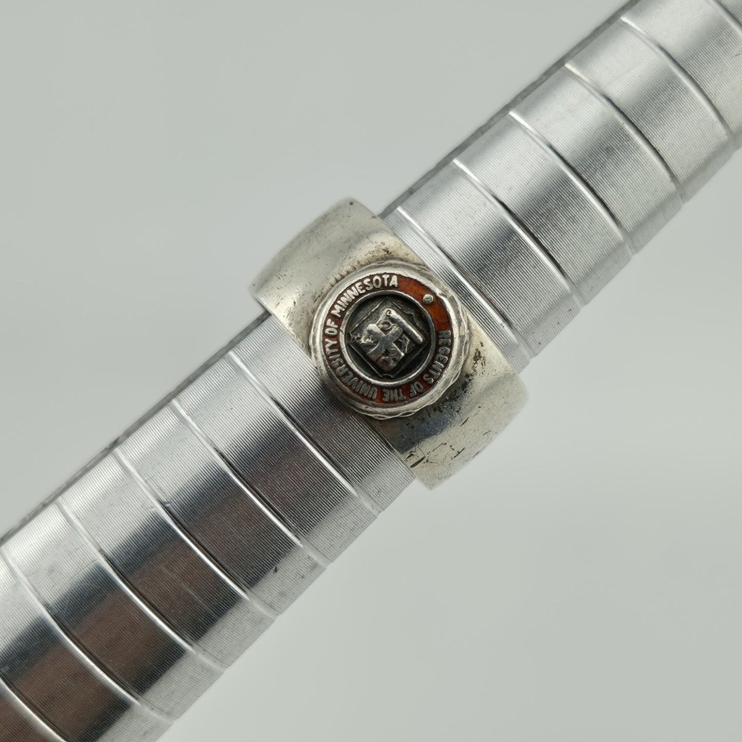 Regents of the University of Minnesota Signet Ring Size 5.5 Sterling Silver VTG